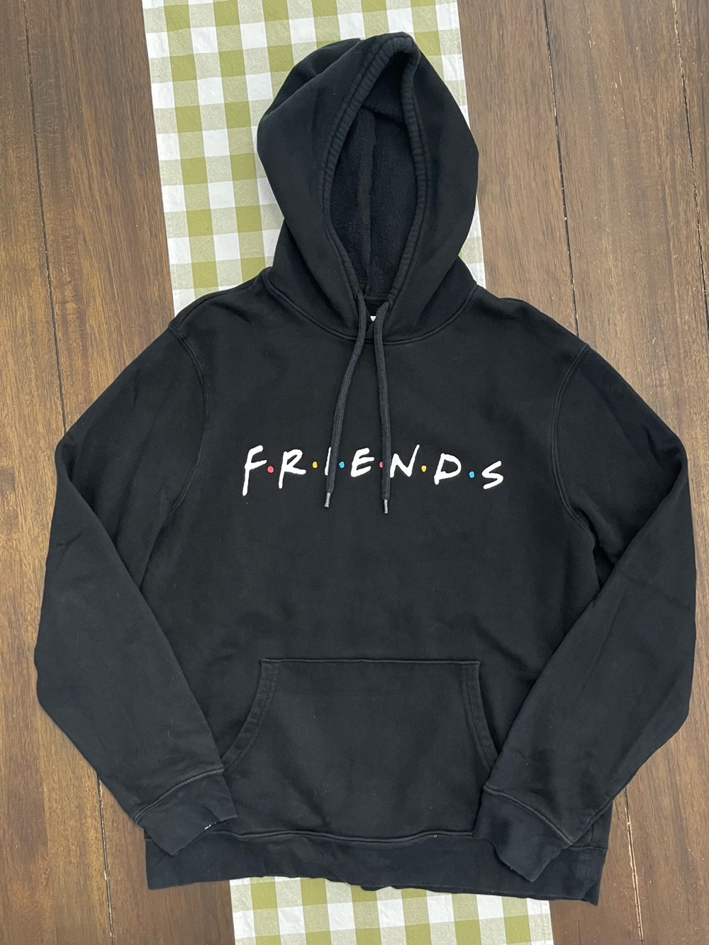 Old Navy Black Friends Logo Sweater Hoodie